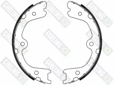 Комплект тормозных колодок, стояночная тормозная система GIRLING купить