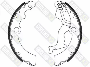 Комплект тормозных колодок GIRLING купить