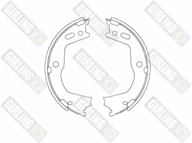 Комплект тормозных колодок, стояночная тормозная система GIRLING купить