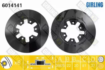Тормозной диск GIRLING купить