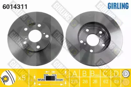 Тормозной диск GIRLING купить