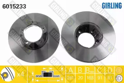 Тормозной диск GIRLING купить