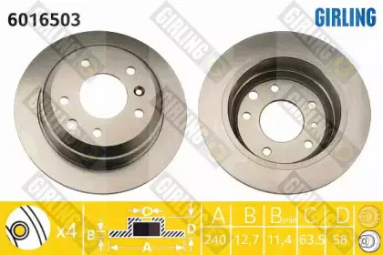 Тормозной диск GIRLING купить