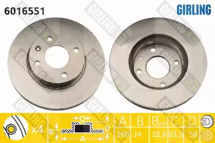 Тормозной диск GIRLING купить