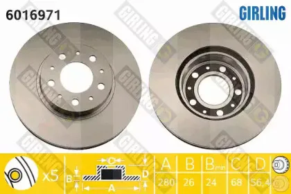 Тормозной диск GIRLING купить