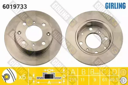 Тормозной диск GIRLING купить