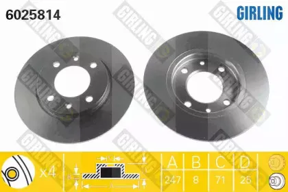 Тормозной диск GIRLING купить