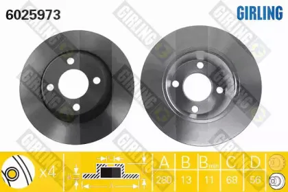 Тормозной диск GIRLING купить
