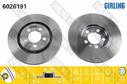 Тормозной диск GIRLING купить