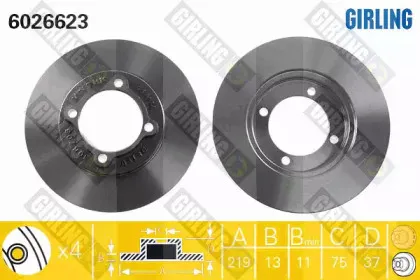 Тормозной диск GIRLING купить