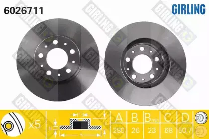 Тормозной диск GIRLING купить