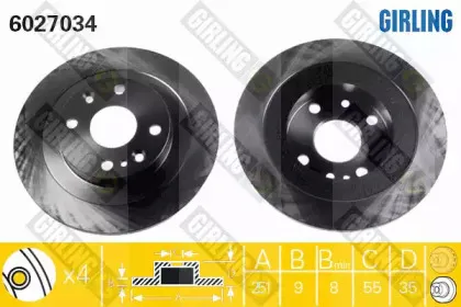 Тормозной диск GIRLING купить