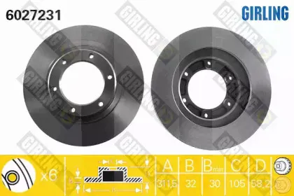 Тормозной диск GIRLING купить