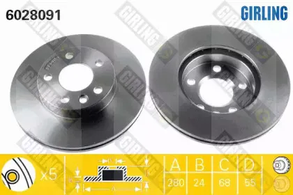 Тормозной диск GIRLING купить