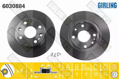 Тормозной диск GIRLING купить