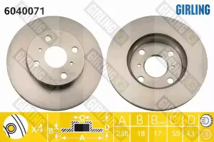 Тормозной диск GIRLING купить