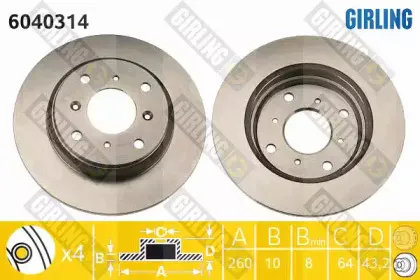 Тормозной диск GIRLING купить