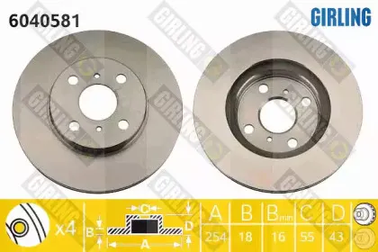 Тормозной диск GIRLING купить