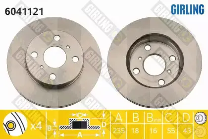 Тормозной диск GIRLING купить
