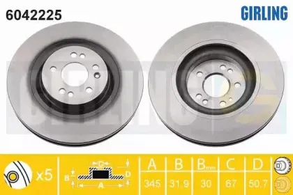 Тормозной диск GIRLING купить