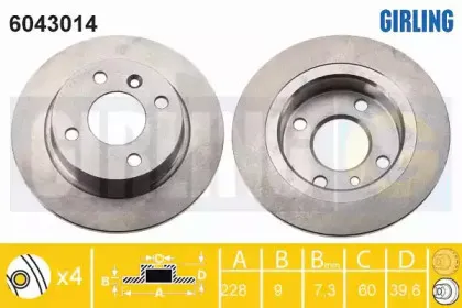 Тормозной диск GIRLING купить