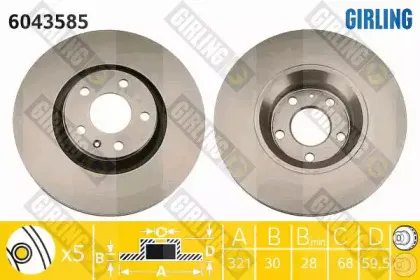Тормозной диск GIRLING купить