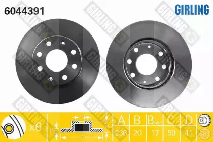 Тормозной диск GIRLING купить