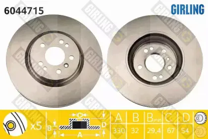 Тормозной диск GIRLING купить