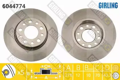 Тормозной диск GIRLING купить
