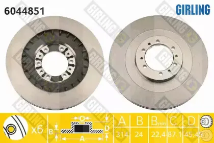 Тормозной диск GIRLING купить