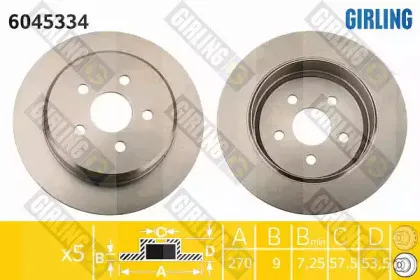 Тормозной диск GIRLING купить