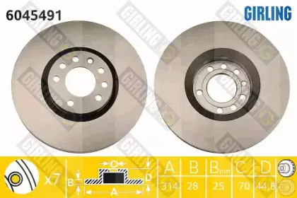 Тормозной диск GIRLING купить