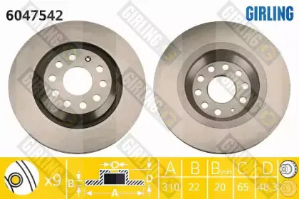 Тормозной диск GIRLING купить