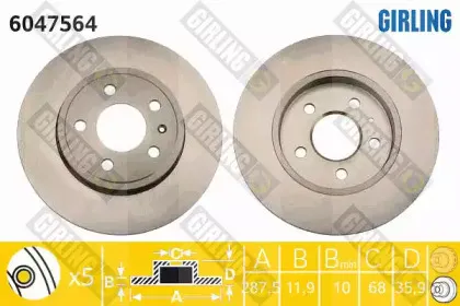 Тормозной диск GIRLING купить