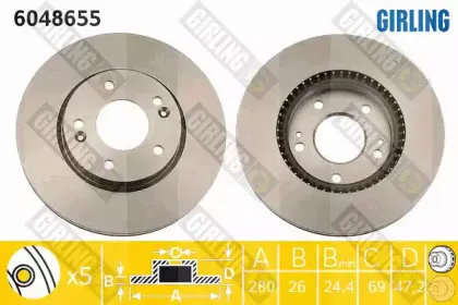 Тормозной диск GIRLING купить