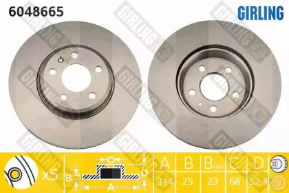 Тормозной диск GIRLING купить
