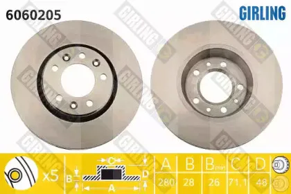 Тормозной диск GIRLING купить