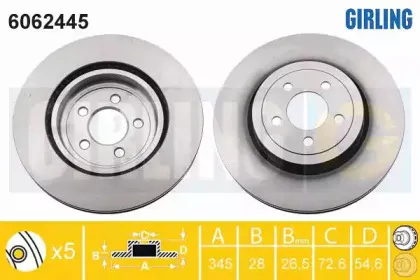 Тормозной диск GIRLING купить