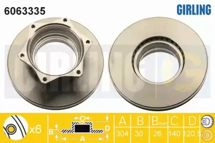 Тормозной диск GIRLING купить