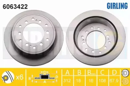 Тормозной диск GIRLING купить