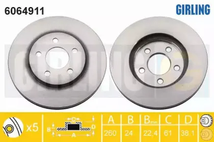 Тормозной диск GIRLING купить