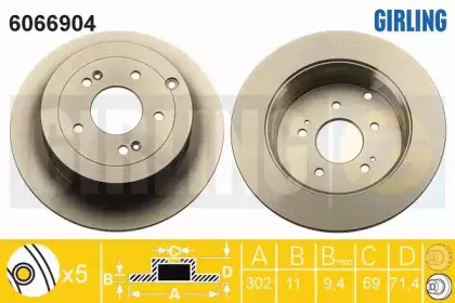 Тормозной диск GIRLING купить