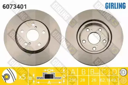 Тормозной диск GIRLING купить