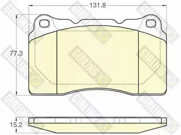 Комплект тормозных колодок, дисковый тормоз GIRLING купить
