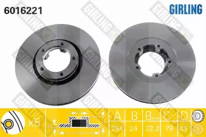 Комплект тормозов, дисковый тормозной механизм GIRLING купить