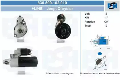 Стартер CV PSH купить