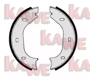 Комплект тормозных колодок, стояночная тормозная система KAWE купить