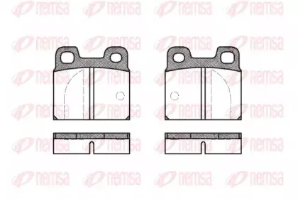 Комплект тормозных колодок, дисковый тормоз KAWE купить