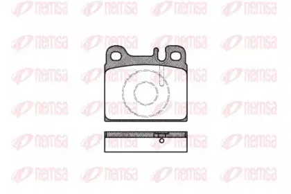 Комплект тормозных колодок, дисковый тормоз KAWE купить