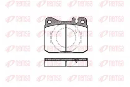 Комплект тормозных колодок, дисковый тормоз KAWE купить